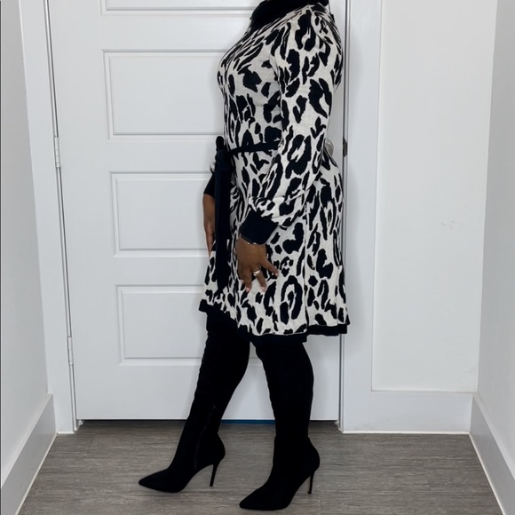 Leopard Print Sweater Dress - Picture 8 of 8